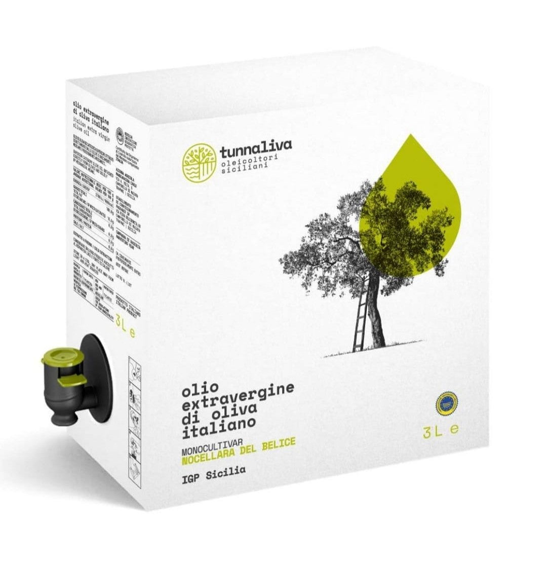 Huile d'olive Bio extra vierge Nocellara del Belice IGP 3 L