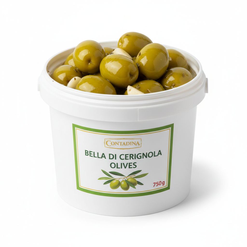 Olives Bella di Cerignola en seau 750g