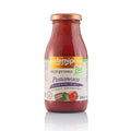 Sauce tomape à la Puttanesca bio, à base de tomates cerises, câpres et olives 250gr